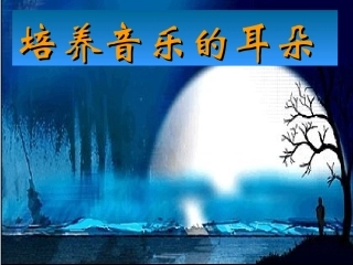 第三课培养音乐的耳朵_