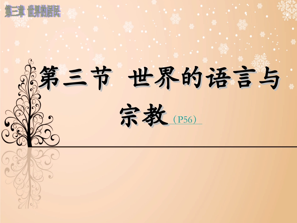 第三节世界的语言与宗教 (2)_第1页