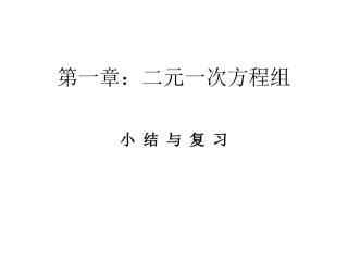 第一章：二元一次方程组复习1 (2)