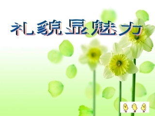 礼貌显魅力复习课