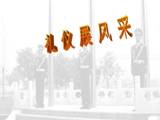 礼仪展风采复习课