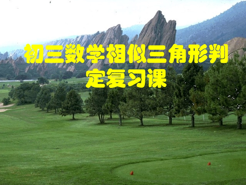 相似三角形复习_第1页