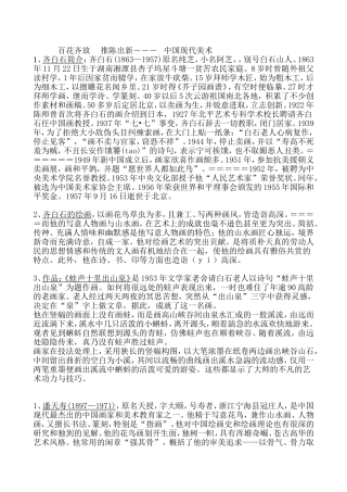 百花齐放推陈出新中国现代美术