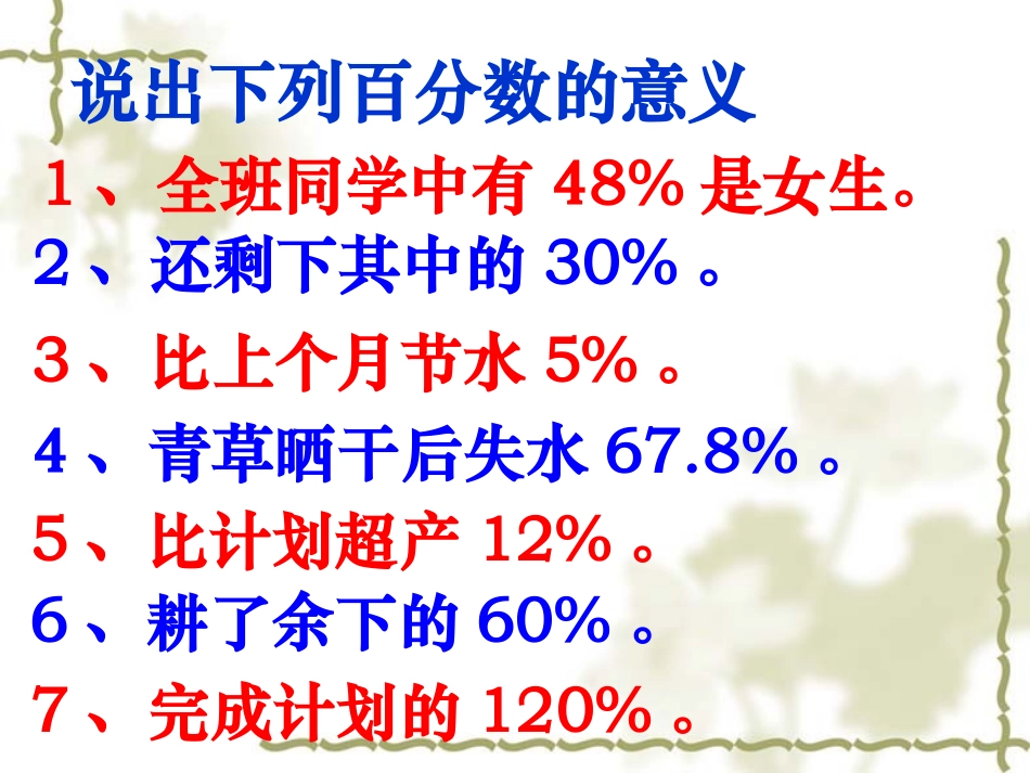 百分数的整理和复习(题型题量多)_第3页