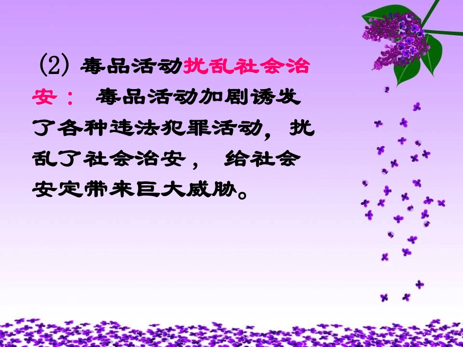 珍爱生命拒绝毒品主题班会_第3页