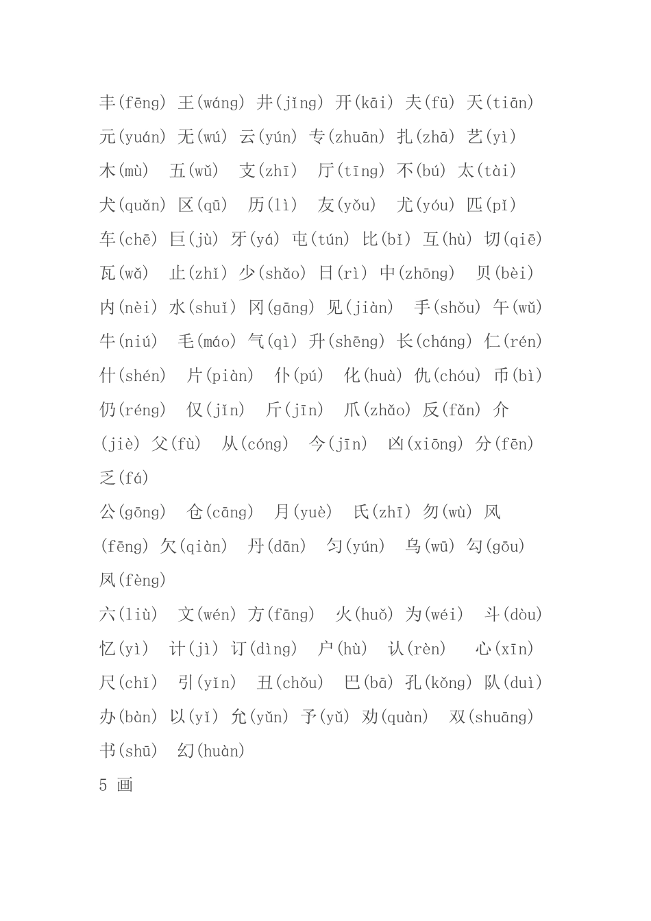 现代汉语常用字表附注音_第2页