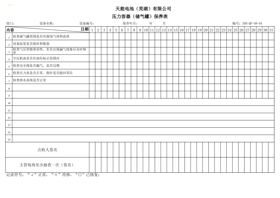 储气罐检查记录_第1页
