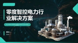 智控电力行业解决方案模板