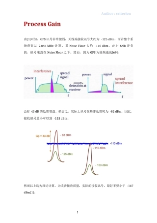 GPS之Pre-SAW与Post-SAW的探讨