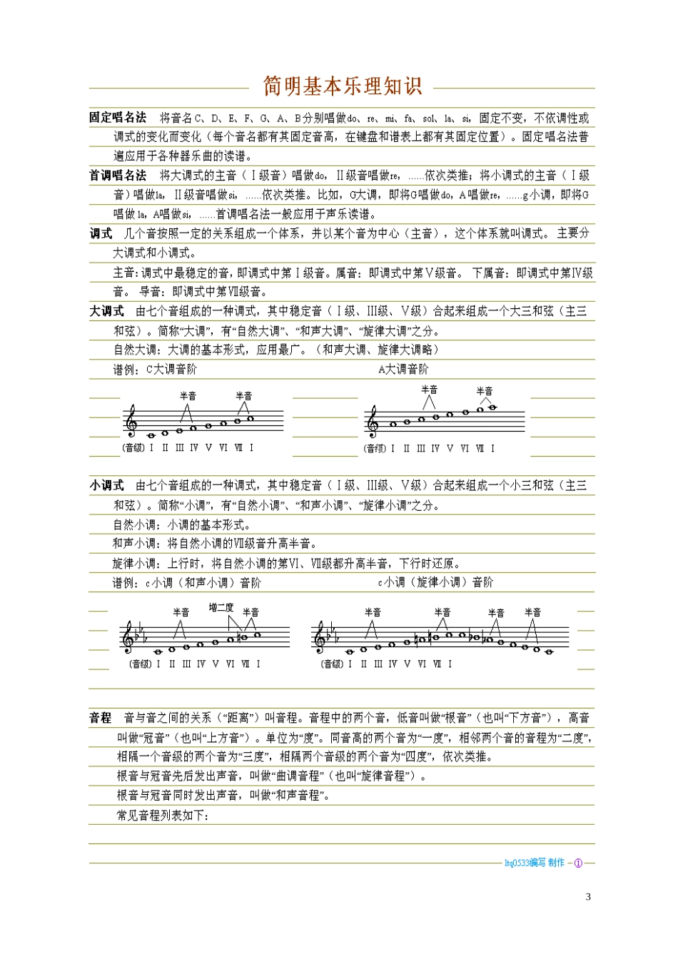 小提琴乐理知识_第3页