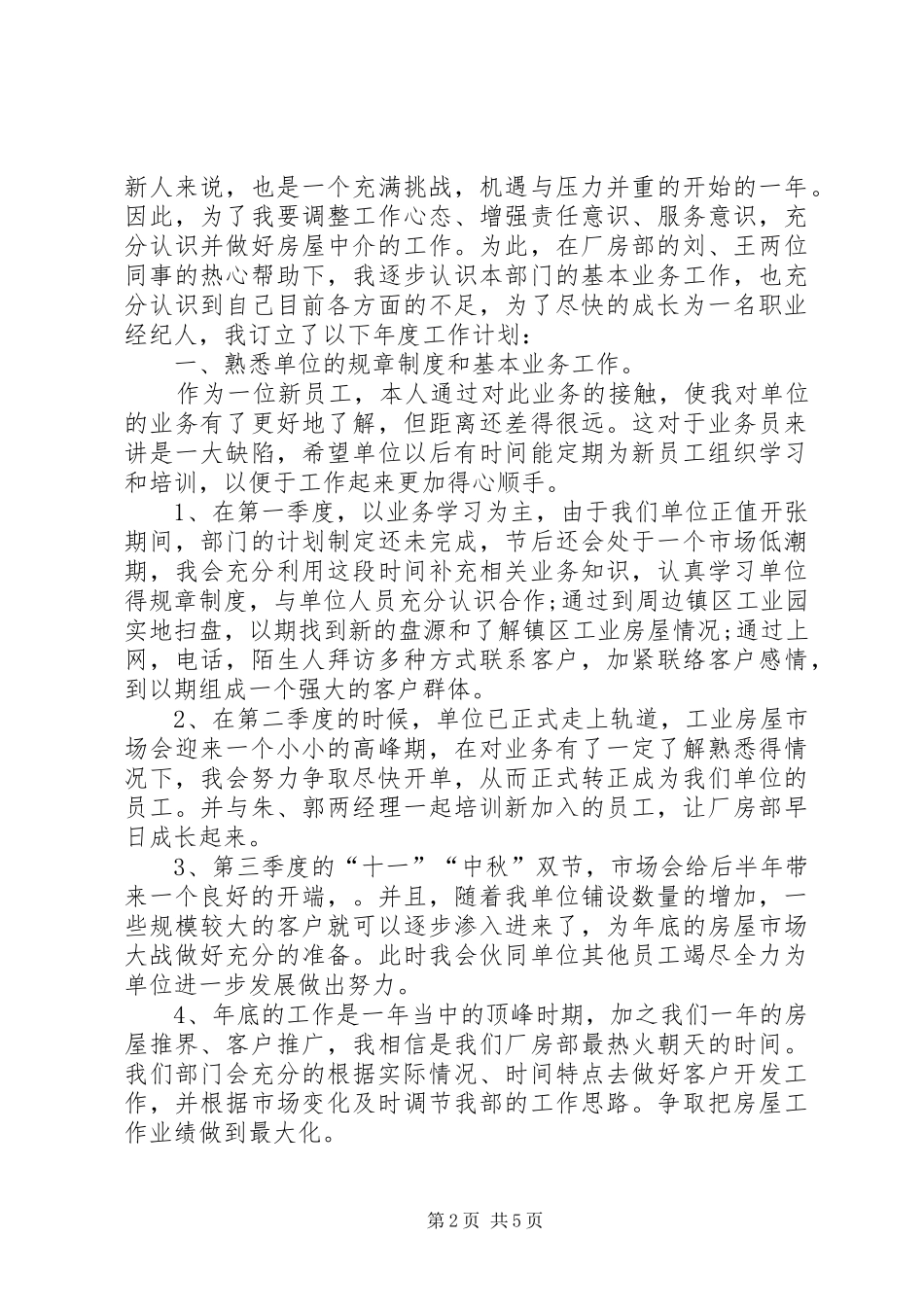 个人新的一年工作计划_第2页