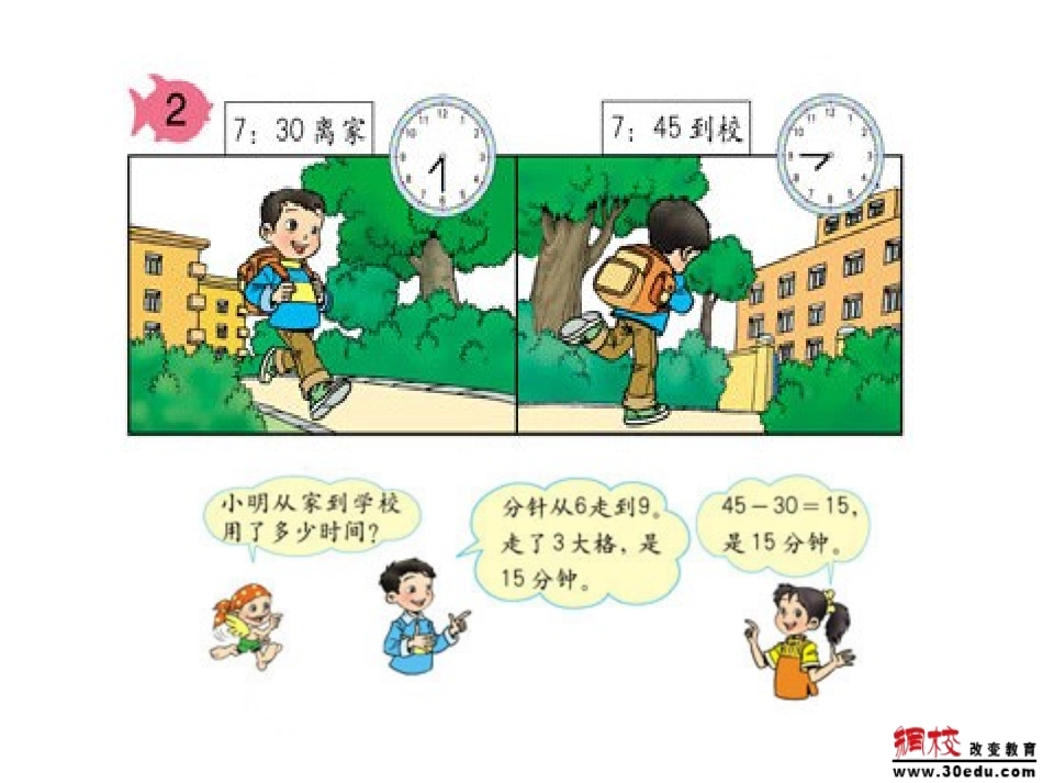 小学三年级数学时间的计算[人教版]_第2页