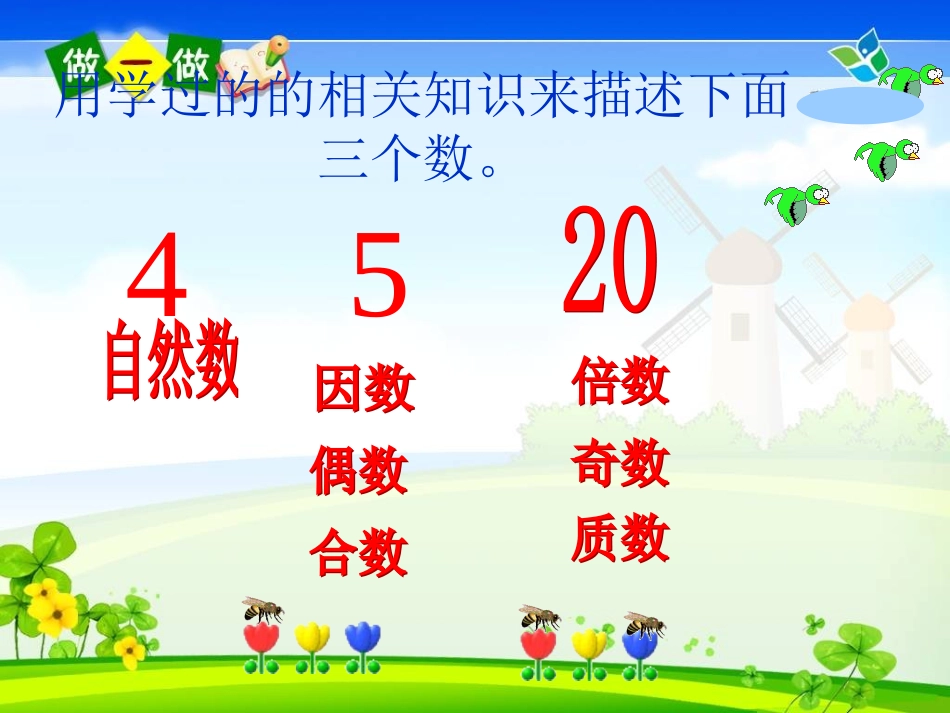 五下《因数与倍数》整理复习_第3页