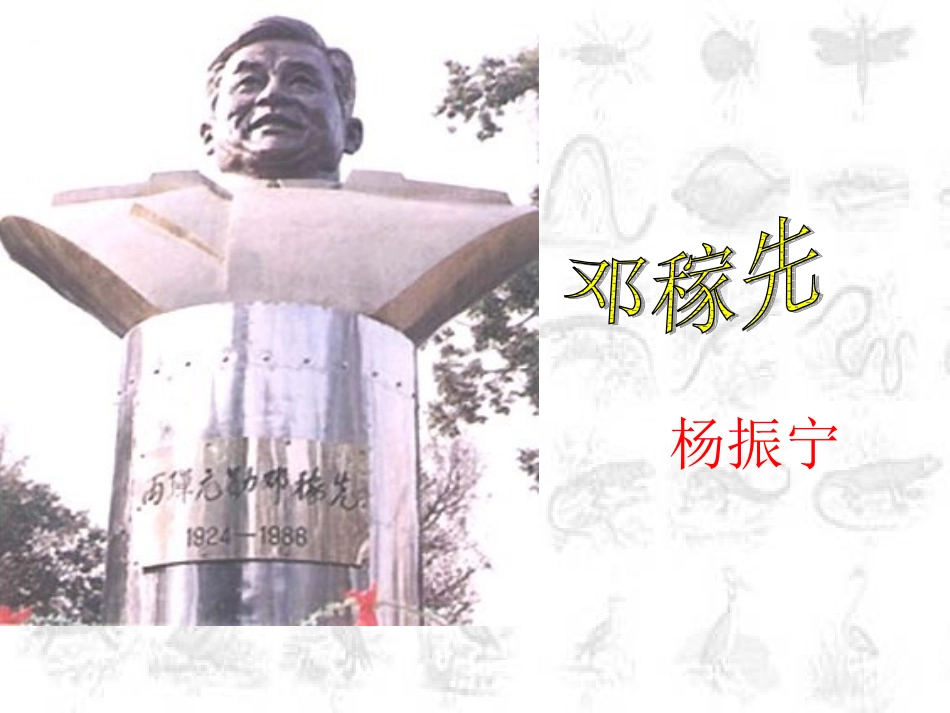 人教新课标版初中七下《邓稼先》第一课时课件_第2页