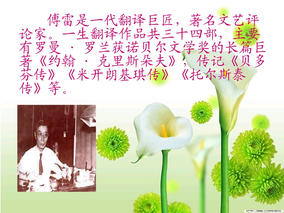 傅雷家书两则课件_第3页