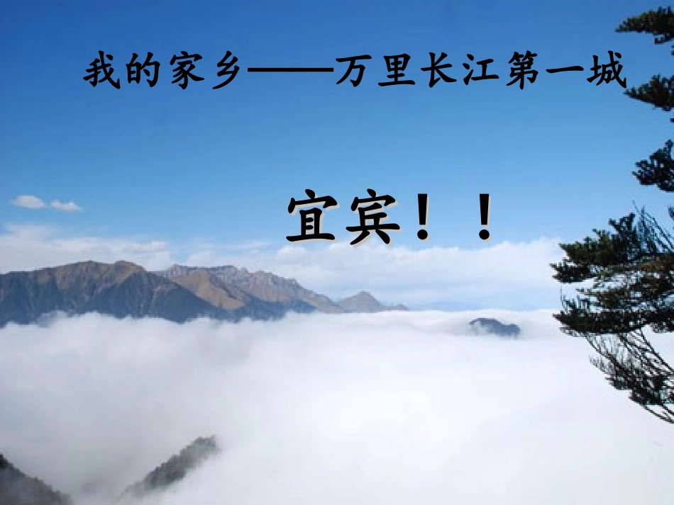 我的家乡宜宾~~_第1页