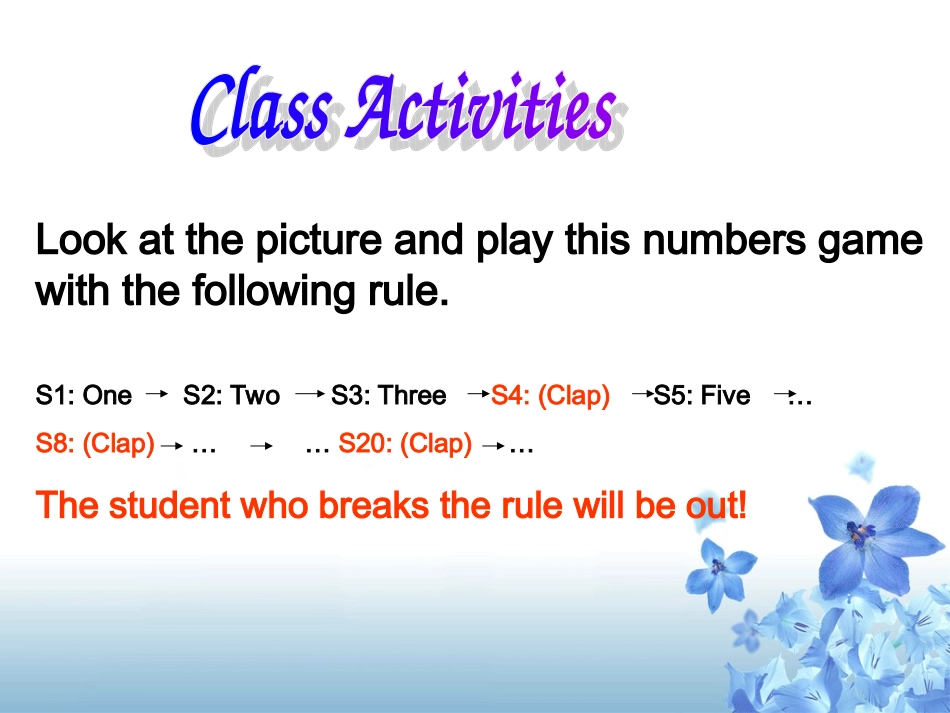 初中二年级英语第一课时课件_第2页