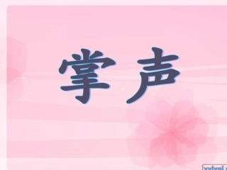 陈艳娣《掌声》课件