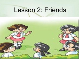 英语四年级下冀教版(三起)《Lesson2Friends》课件