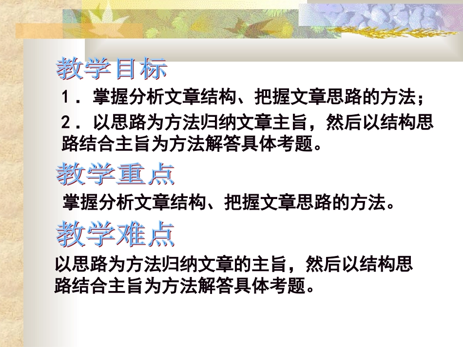 分析文章结构_把握作者思路上课课件_第3页