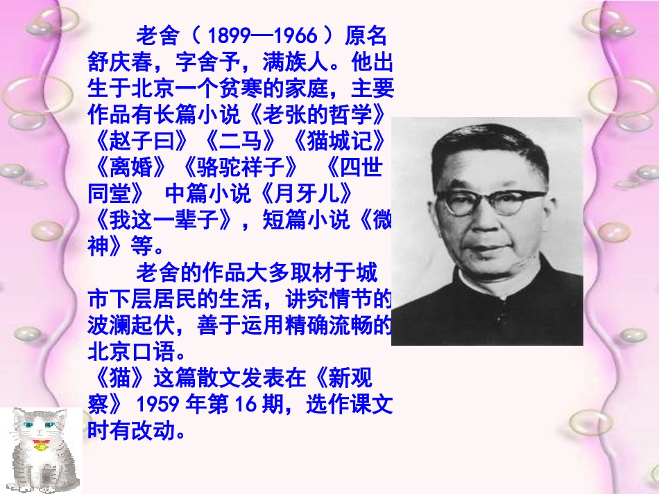 上学期《猫》PPT课件2_第2页
