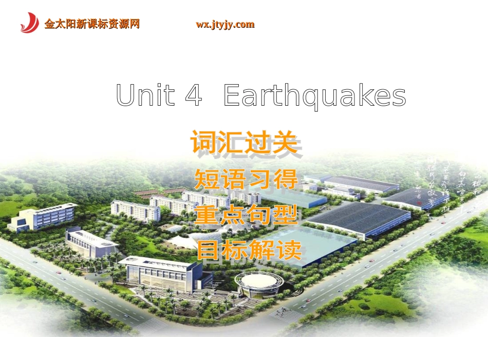 人教版新课标第一轮复习资料下载-必修一Unit4课件_第1页