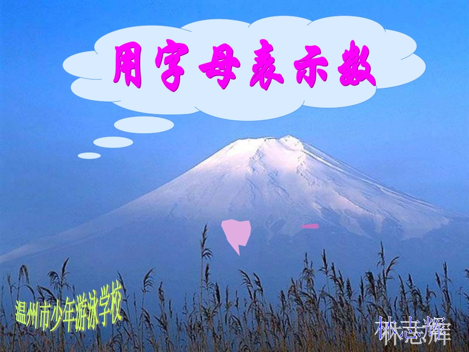 四年级数学用字母表示数3_第2页