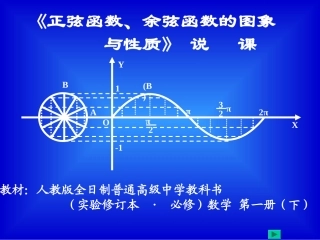 正弦函数、余弦函数的图象与性质-副本