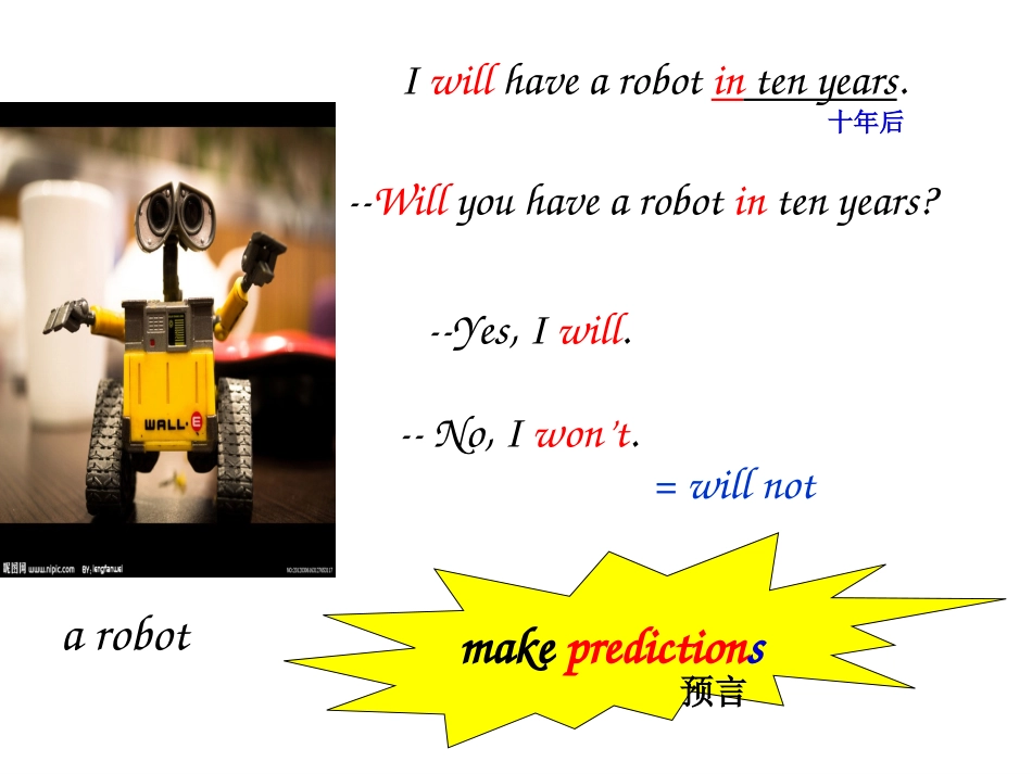 新目标Go+for+it版+八年级上+Unit+7+Will+people+have+robots_++Section+A（1a-2b）（共24张PPT）_第2页