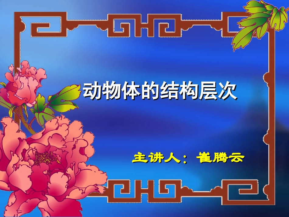 动物体的结构层次-人教版新课标_第3页