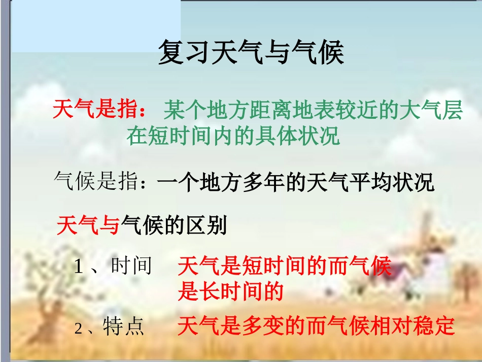 地理：第二节气温和降水第一节(湘教版七年级)[兼容模式][修复的]_第3页