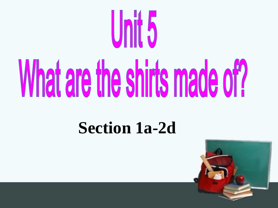 九年级Unit5_第1页