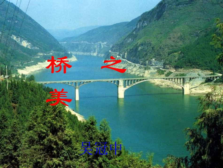 八年级语文桥之美_第1页