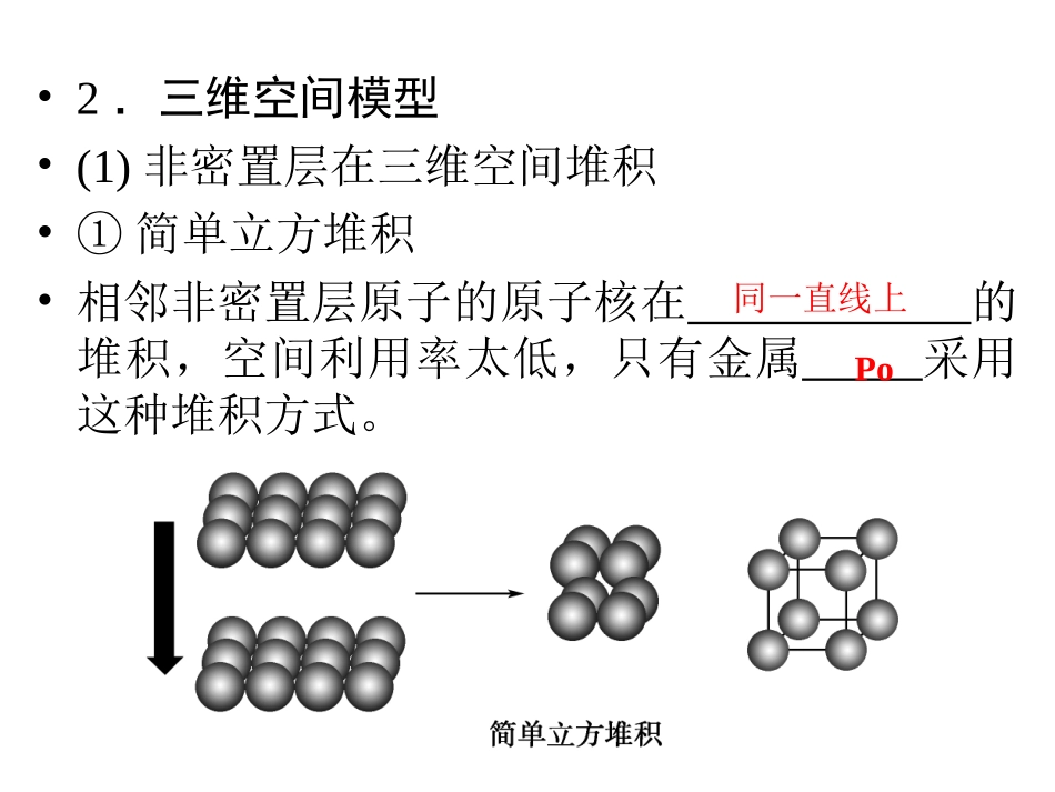 金属晶体堆积模型及计算_第3页
