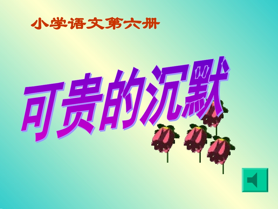 可贵的沉默hao_第1页