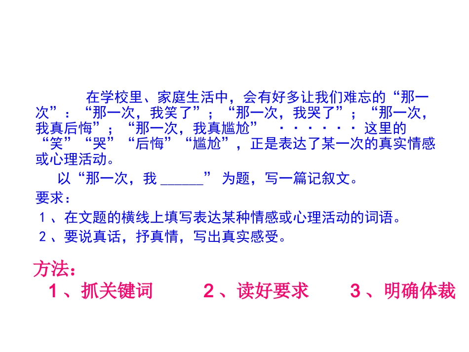 二、《说真话，抒真情》作文评讲课件_第2页