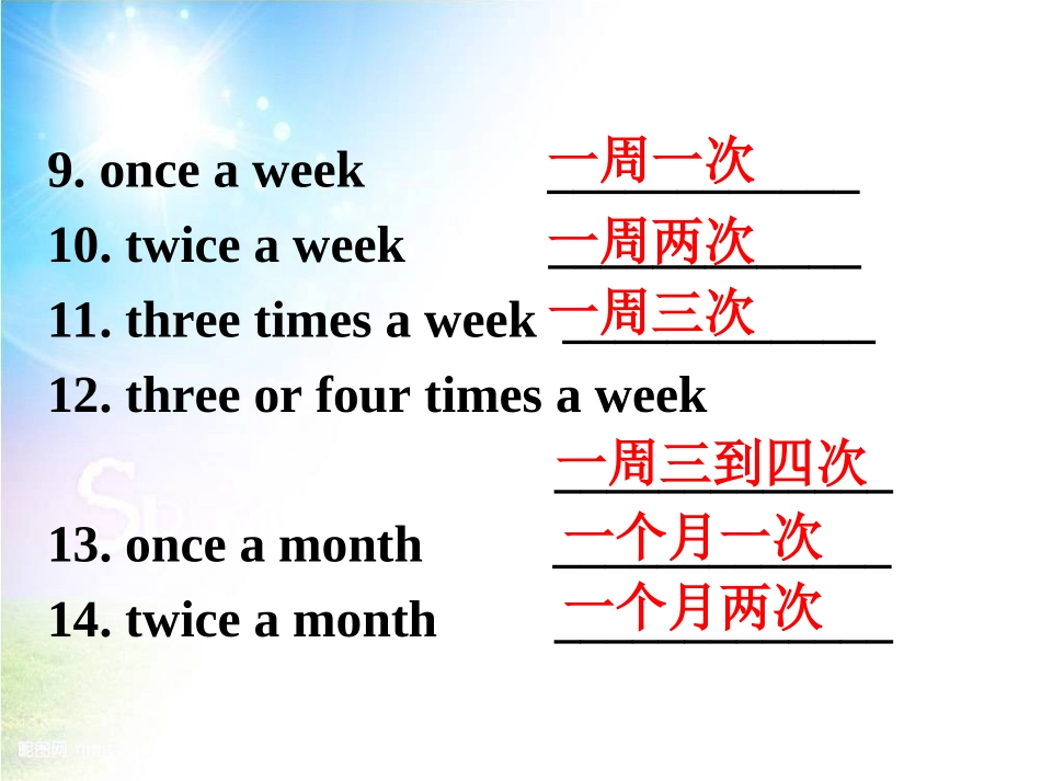 八年级上册unit2Howoftendoyouexerciseperiod2_第3页