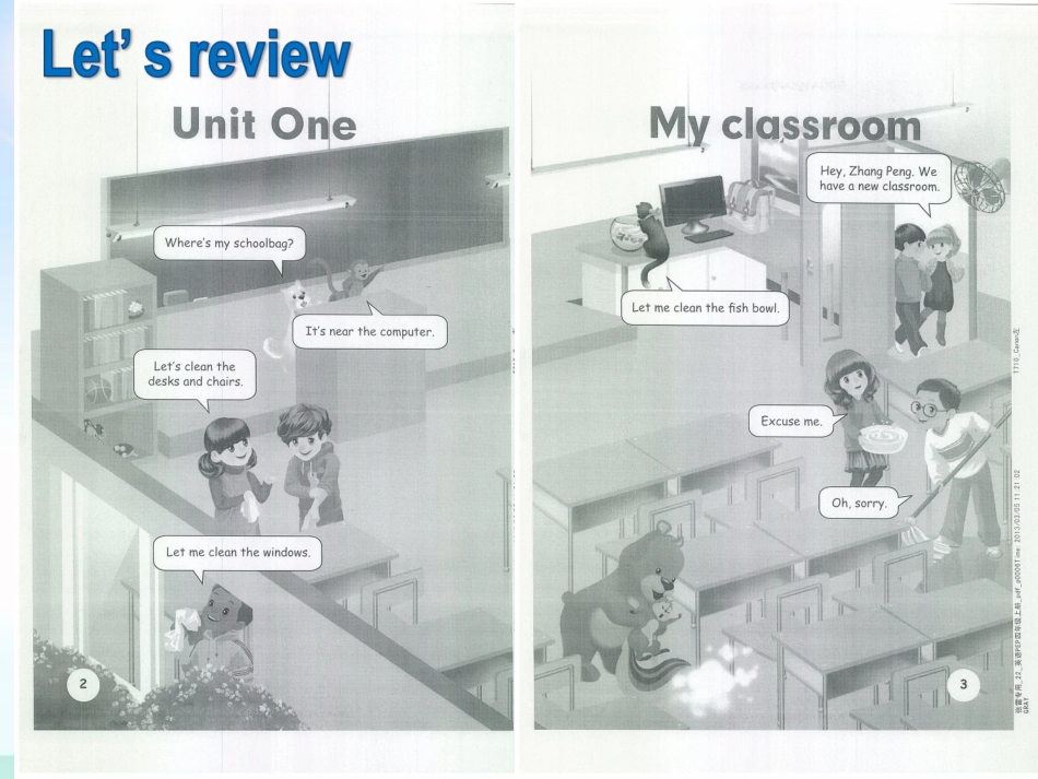 新版4年级英语上册_my__classroom第五课时_第2页