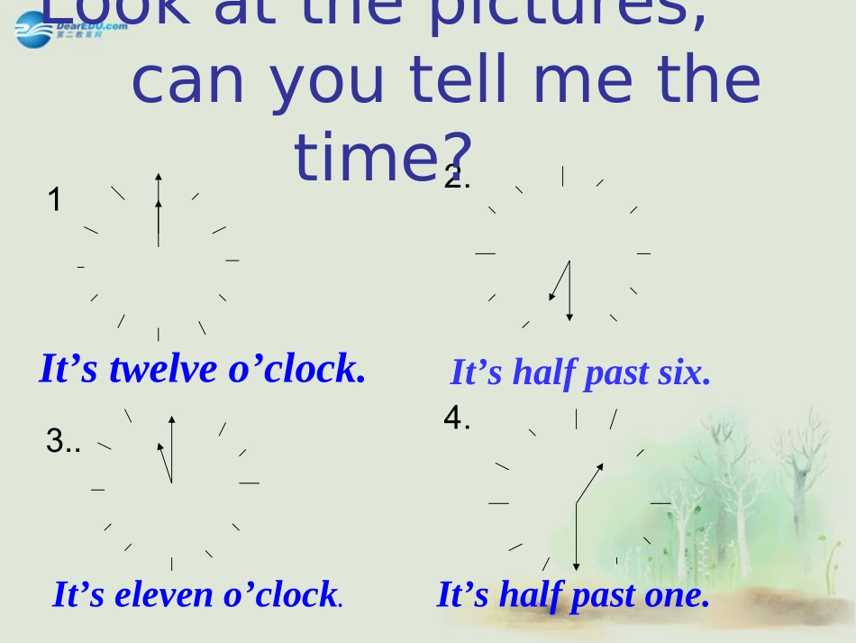 七年级英语上册Module5MyschooldayUnit2Westartworkatnineo’clock课件（新版）外研版_第3页