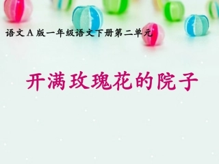 开满玫瑰花的院子