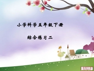 五下综合复习二冰山雪莲