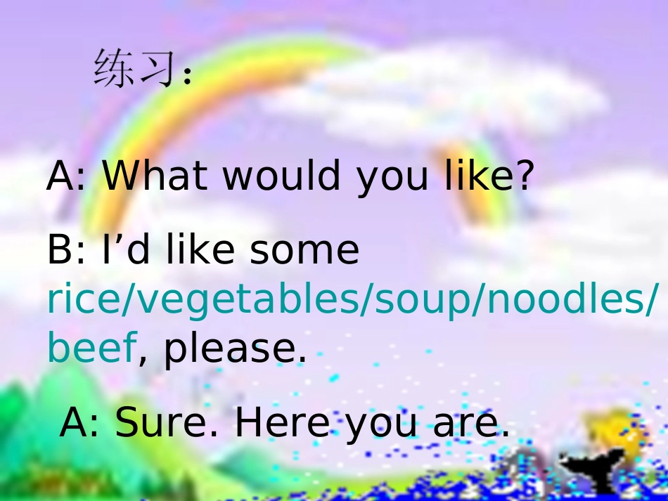 四年级英语上册Unit5WhatWouldYouLike第一课时课件 (2)_第2页