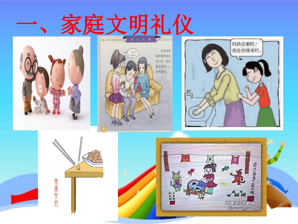 小学生讲文明懂礼仪主题班会课件_第2页