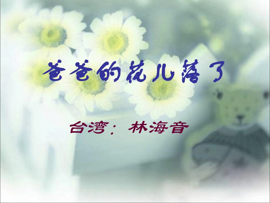 爸爸的花儿落了 (3)_第3页