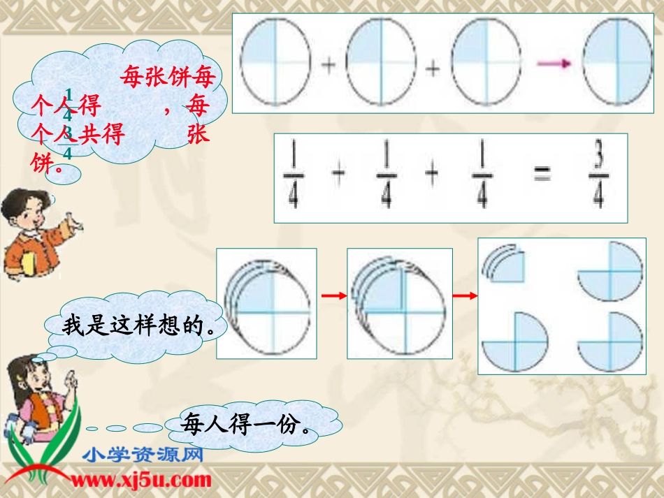 北五数上《分饼7》课件_第3页