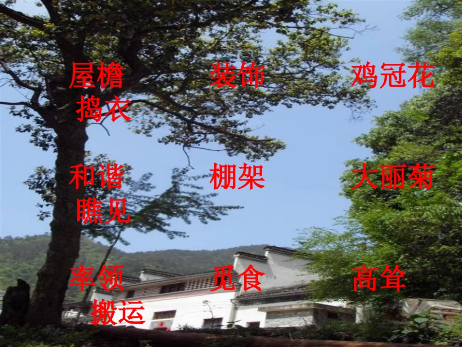 人教版小学四年级语文乡下人家3_第2页