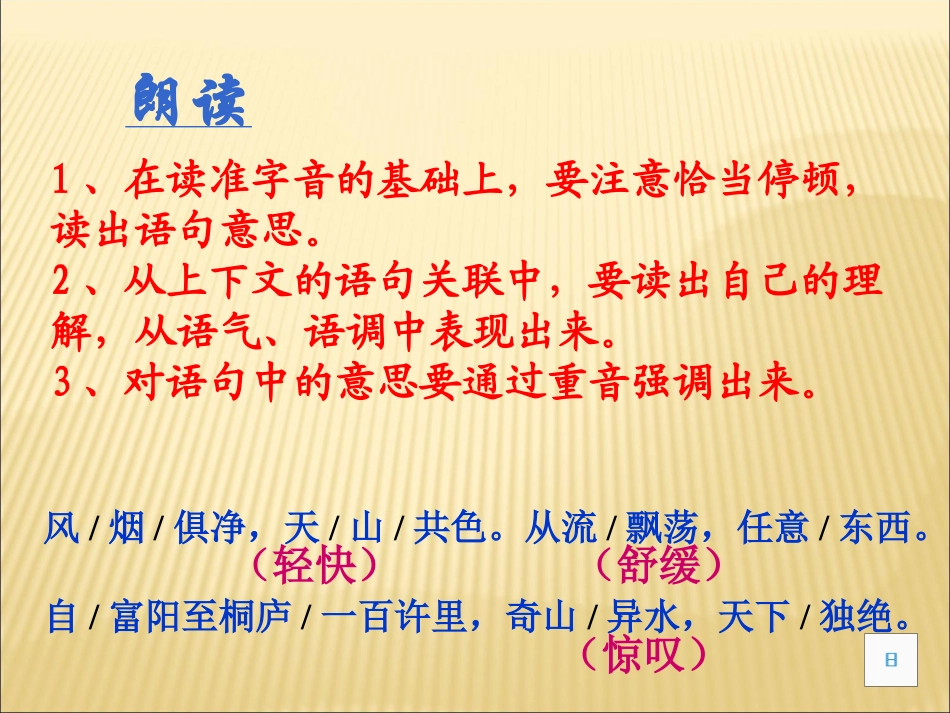 与朱元思书PPT (3)_第3页