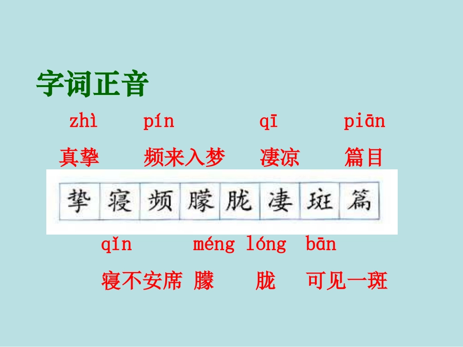 六年级语文怀念母亲_第3页