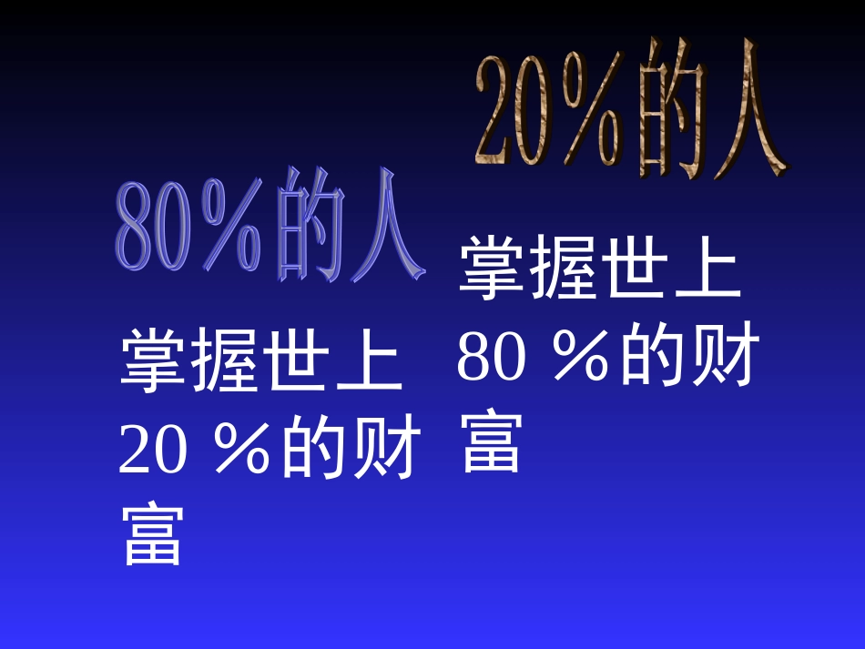 改变一生的80-20法则（非常值得一看）（PPT41页）_第3页