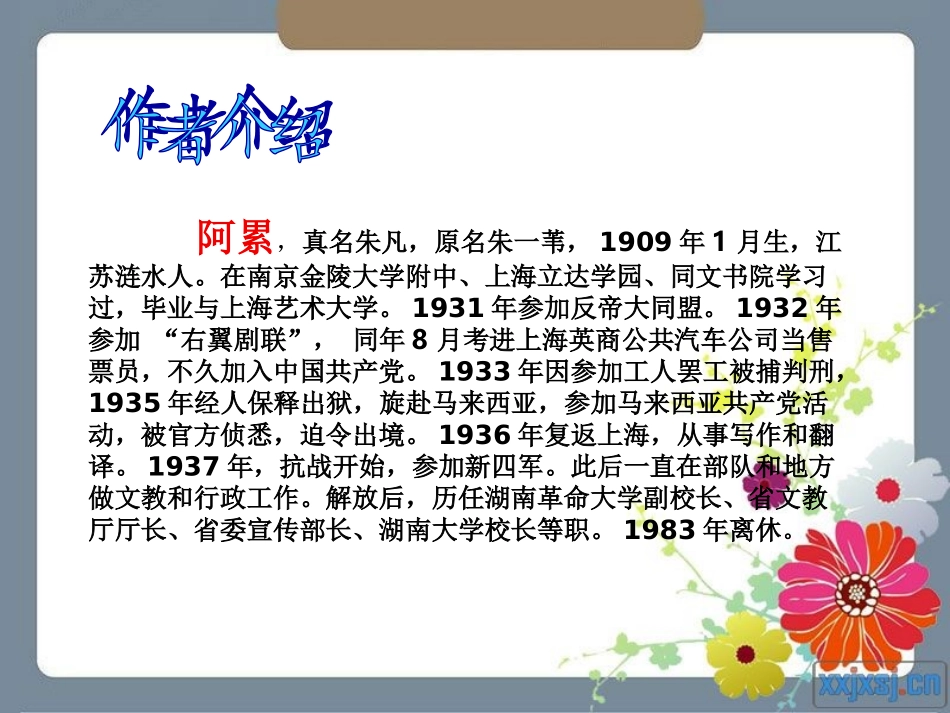 《一面》PPT课件_第2页